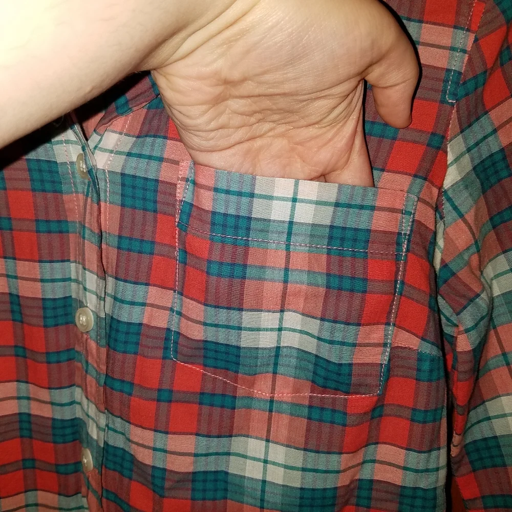 J. Crew Perfect Button Up in Plaid